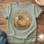 Knead More Fun Slow Ferment Snail sourdough t-shirt in Bay