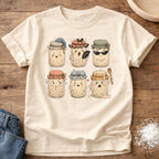 Knead More Fun Starter Moods sourdough t-shirt in Ivory