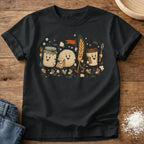 Knead More Fun Starter Parade sourdough t-shirt in Black