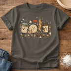 Knead More Fun Starter Parade sourdough t-shirt in Pepper