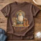 Knead More Fun Starter Runs the House sourdough t-shirt in Espresso