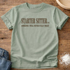 Knead More Fun Starter Sitter sourdough t-shirt in Bay