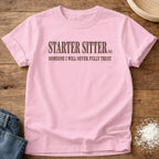 Knead More Fun Starter Sitter sourdough t-shirt in Blossom