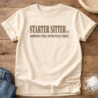 Knead More Fun Starter Sitter sourdough t-shirt in Ivory