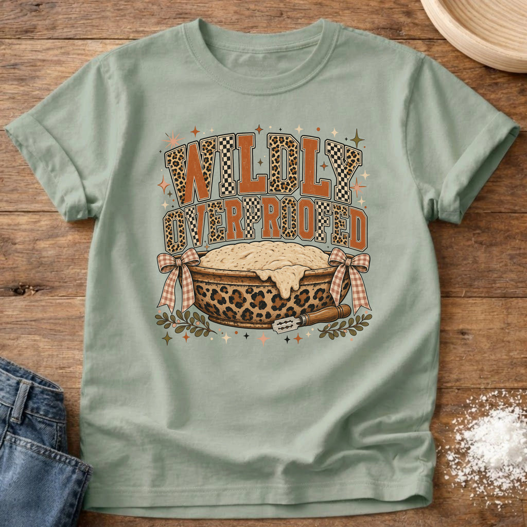 Knead More Fun Wildly Overproofed sourdough t-shirt in Bay