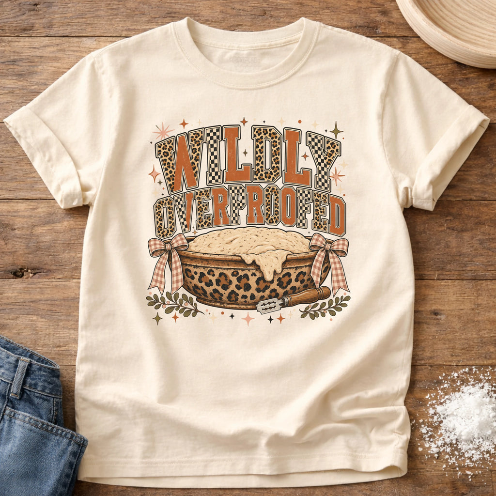 Knead More Fun Wildly Overproofed sourdough t-shirt in Ivory
