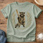 Knead More Fun Lame Raccoon t-shirt in Bay