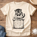 Knead More Fun Mischief Kitten t-shirt in Ivory