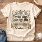 Knead More Fun My Starter Has Trust Issues sourdough t-shirt in Ivory
