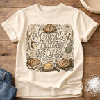 Knead More Fun Naturally Leavened Life sourdough t-shirt in Ivory
