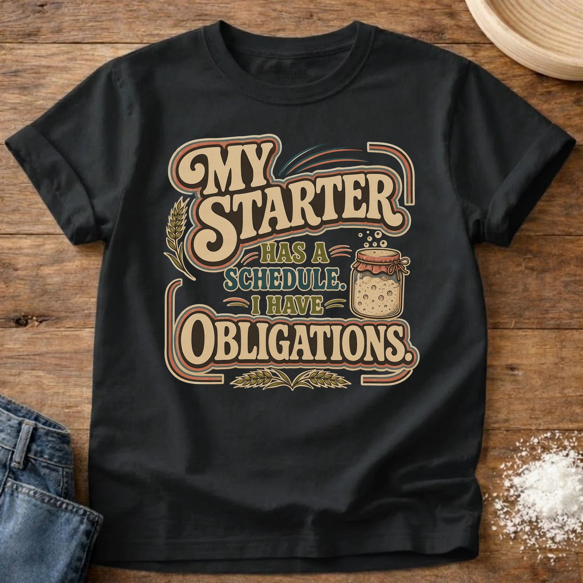 Obligations Sourdough T-Shirt Black