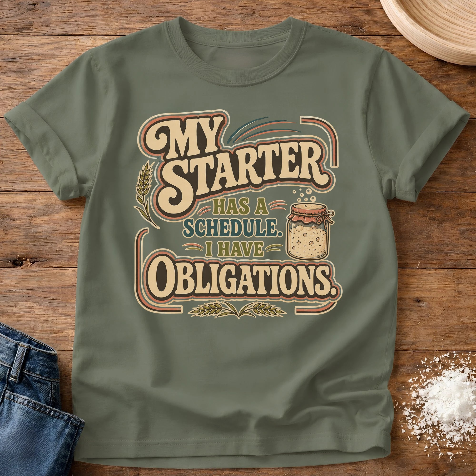 Obligations Sourdough T-Shirt Moss