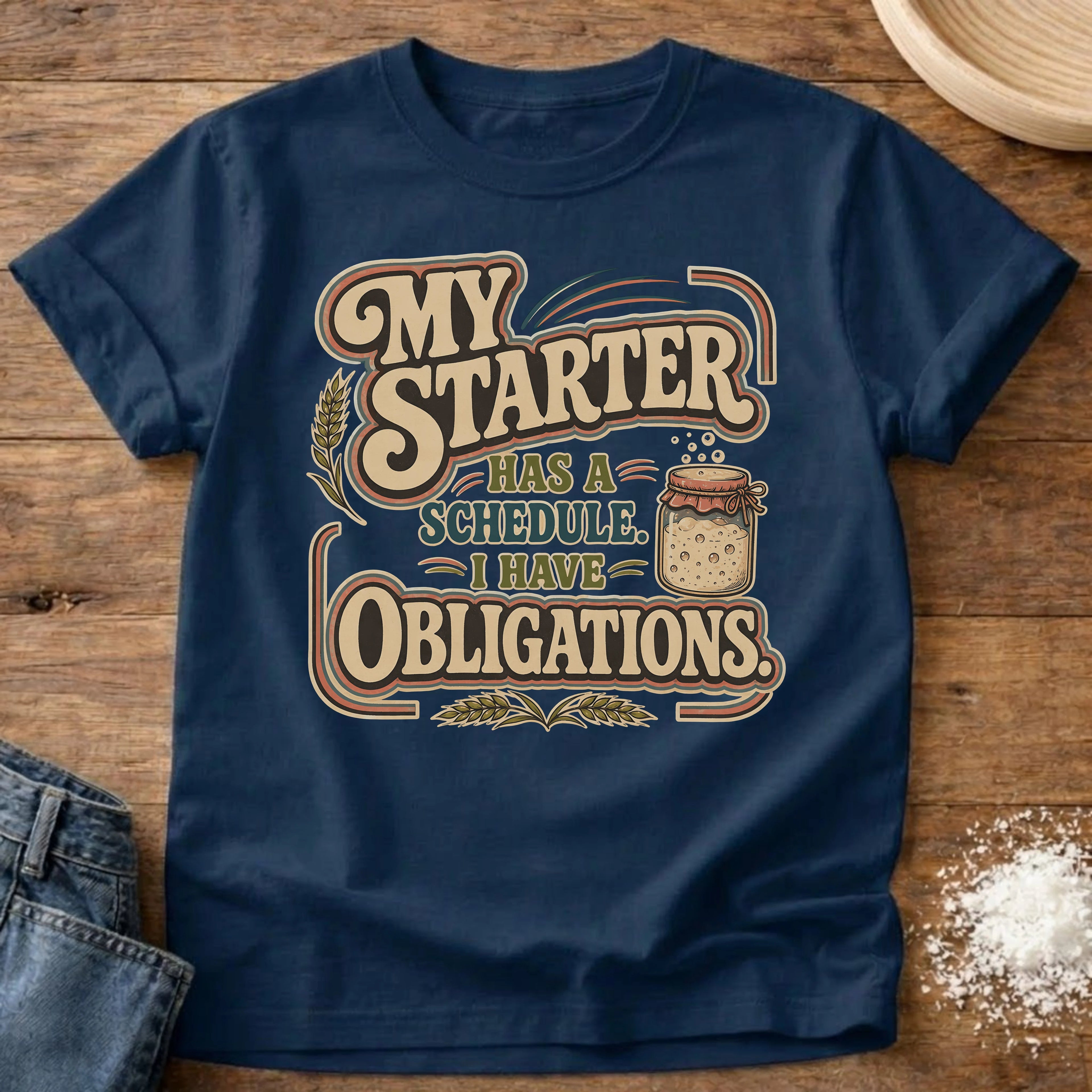 Obligations Sourdough T-Shirt Navy