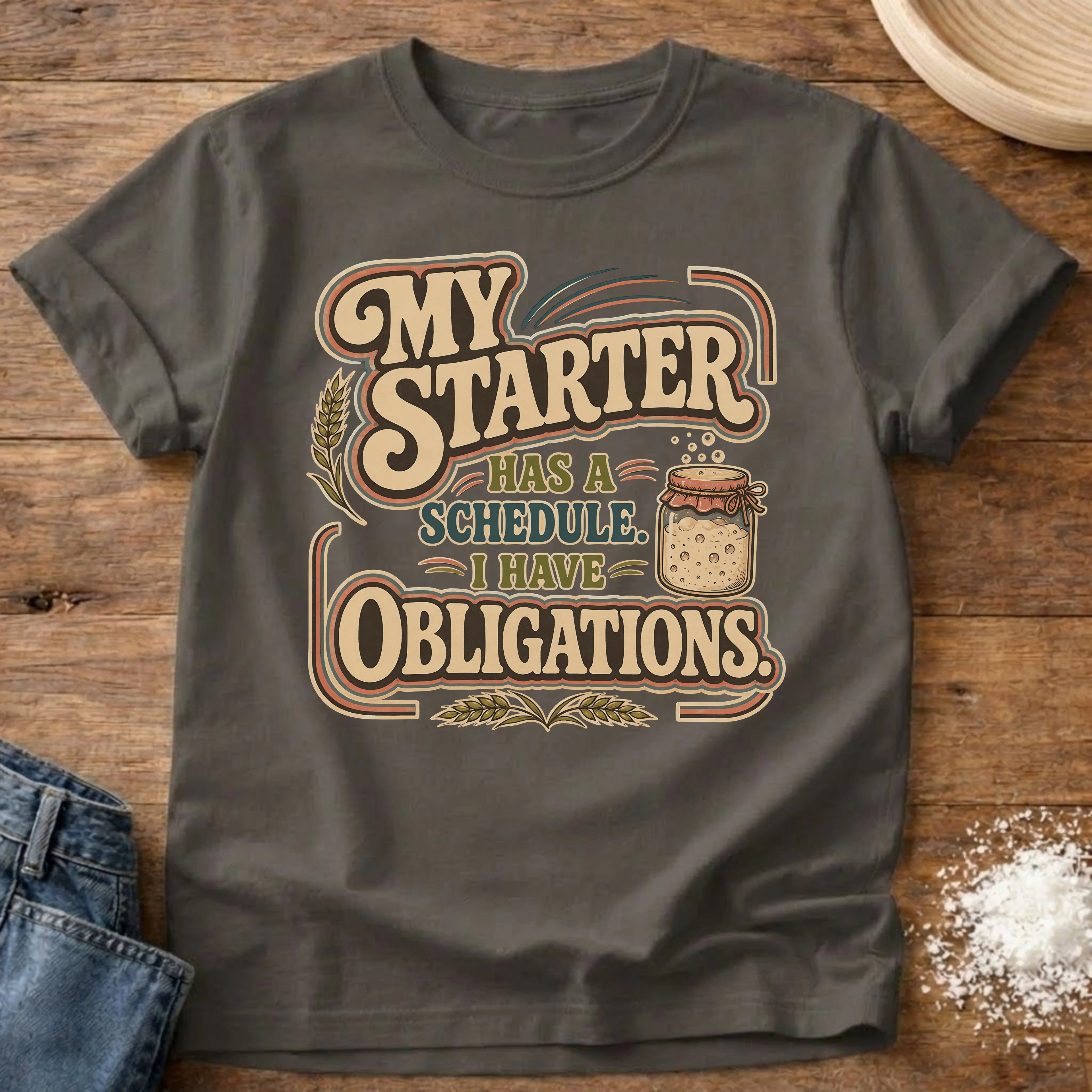Obligations Sourdough T-Shirt Pepper