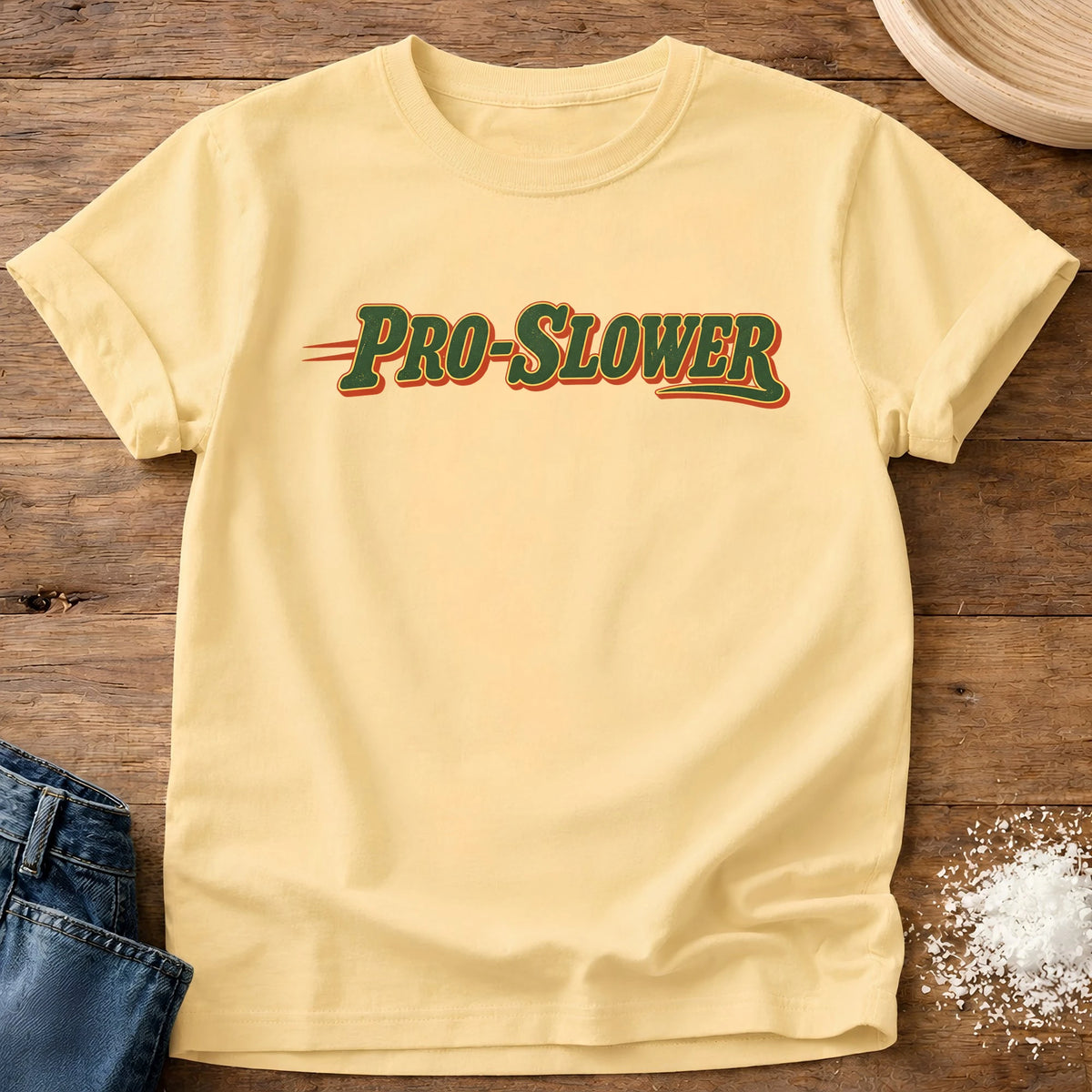 Knead More Fun Pro Slower t-shirt in Butter