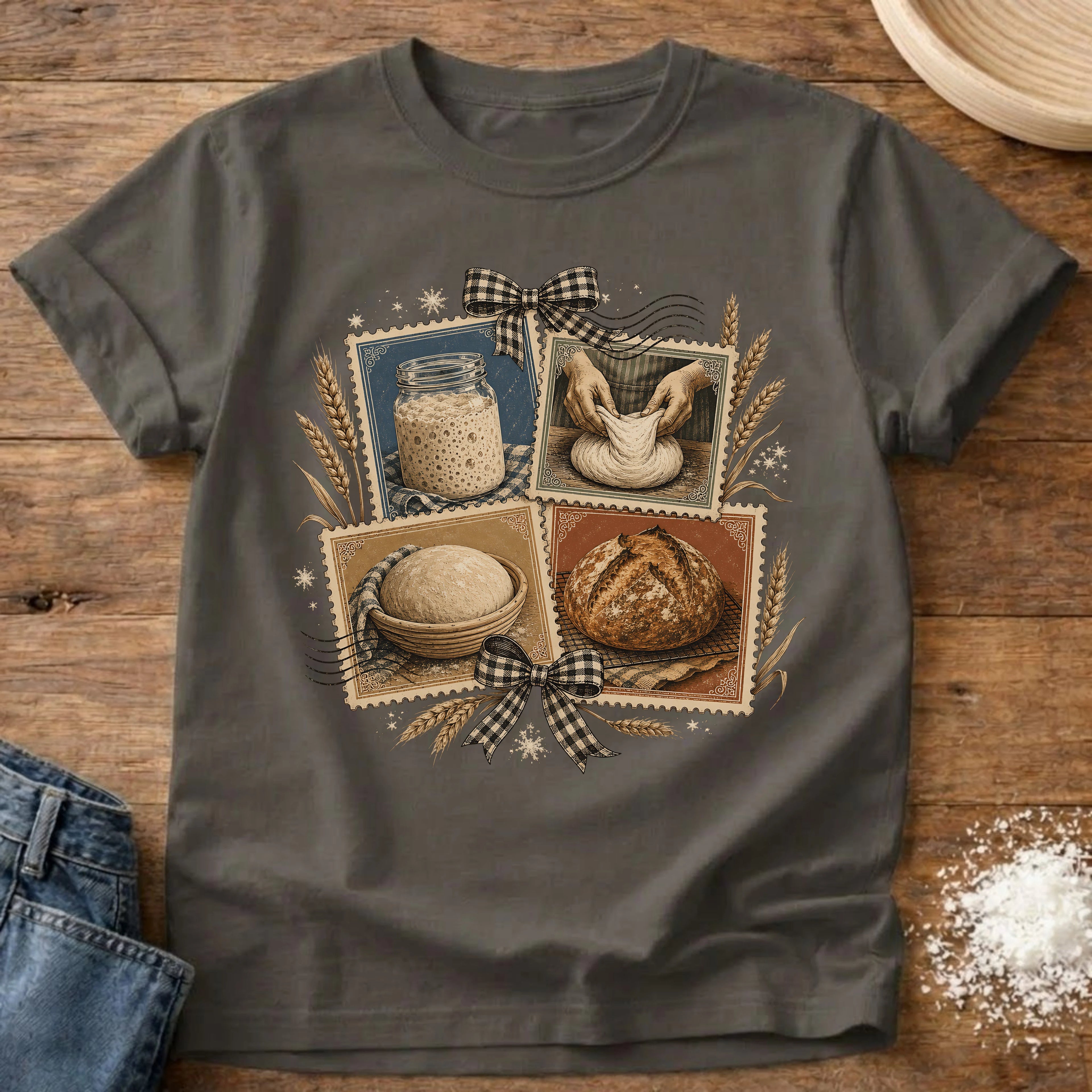 Process Stamps Sourdough T-Shirt Pepper