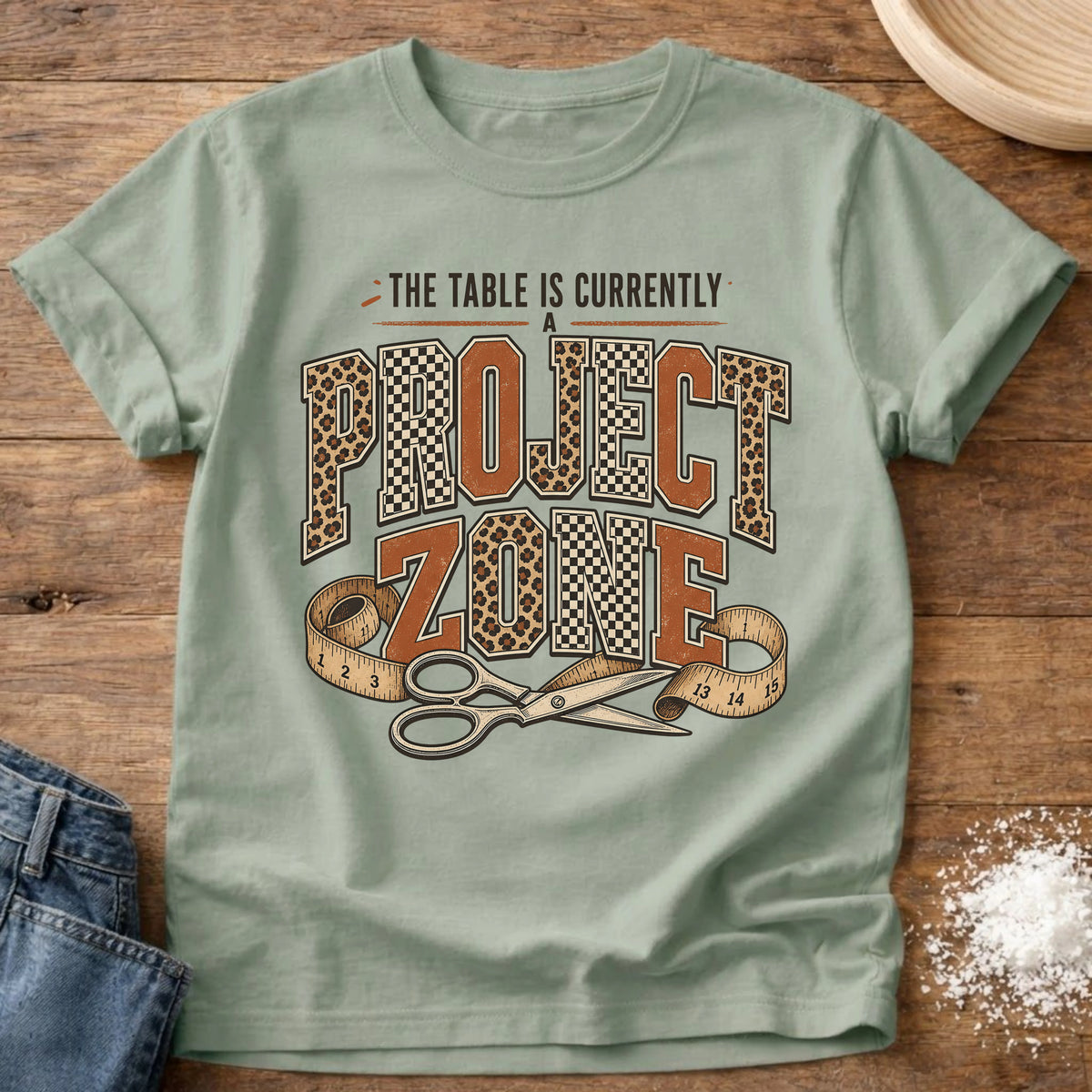 Knead More Fun Project Zone homebody t-shirt in Bay