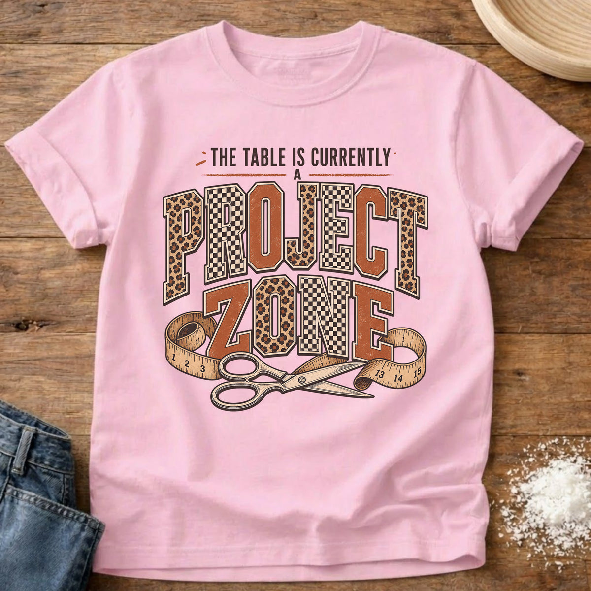 Knead More Fun Project Zone homebody t-shirt in Blossom
