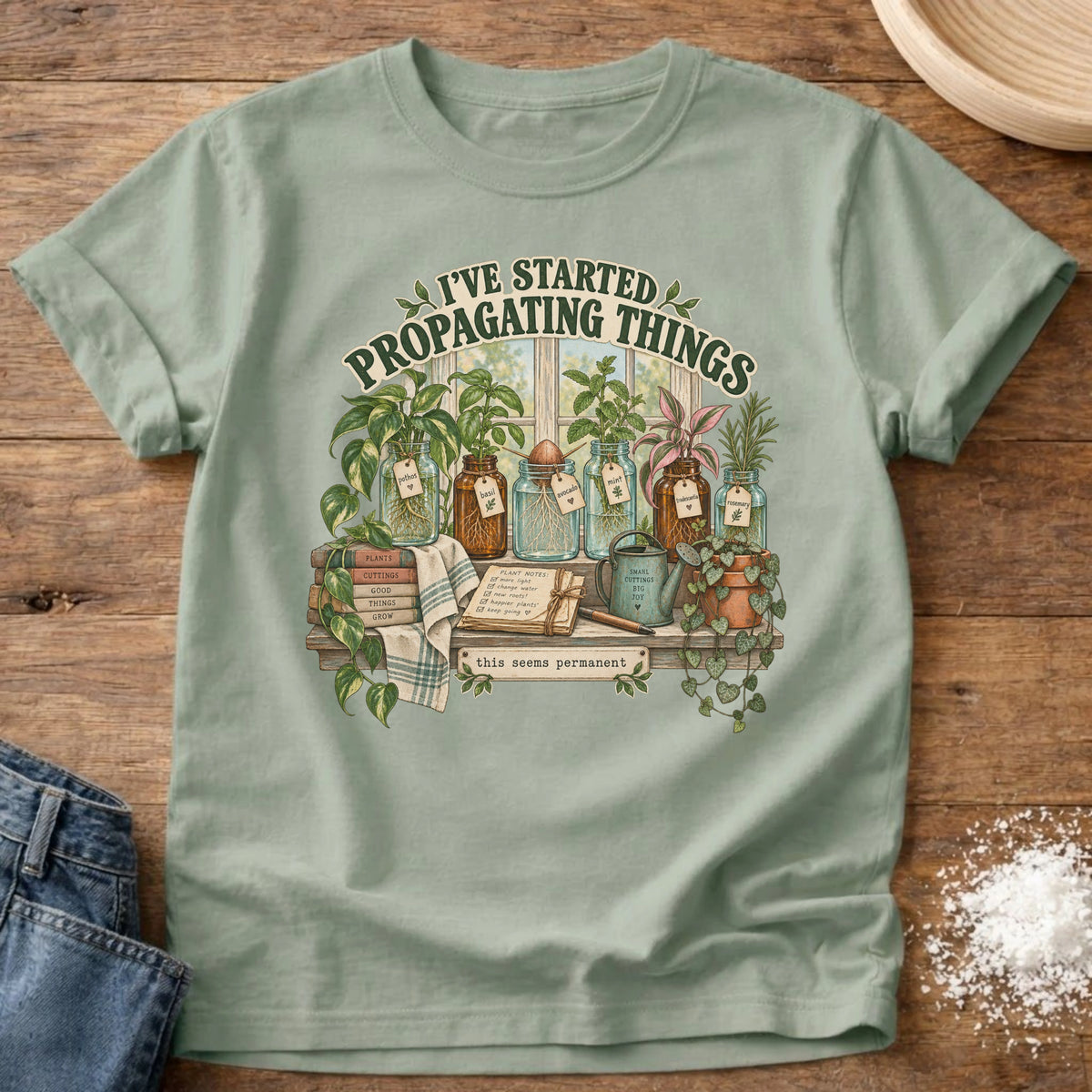 Knead More Fun Propagating graphic t-shirt in Bay