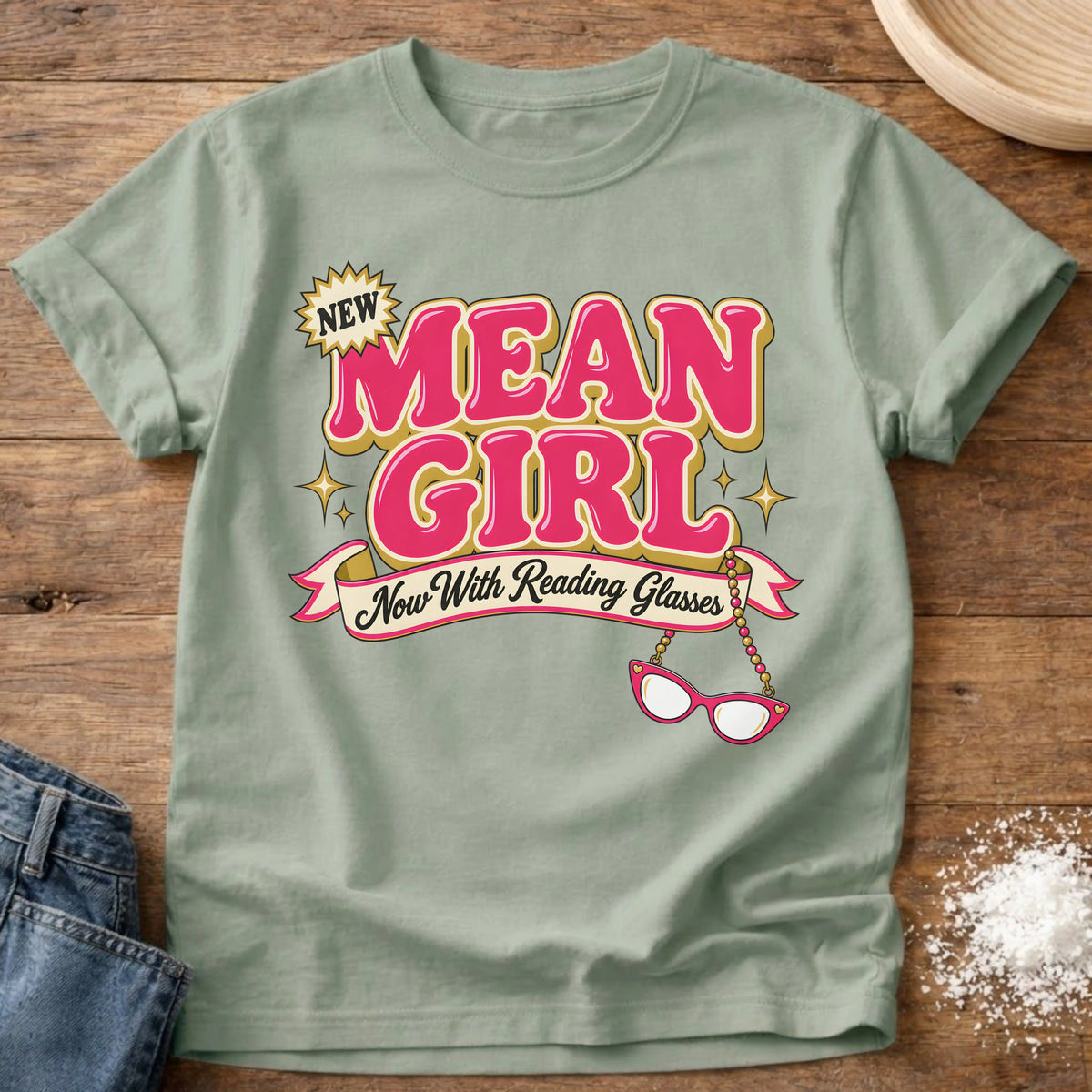 Knead More Fun Reading Glasses t-shirt in Bay