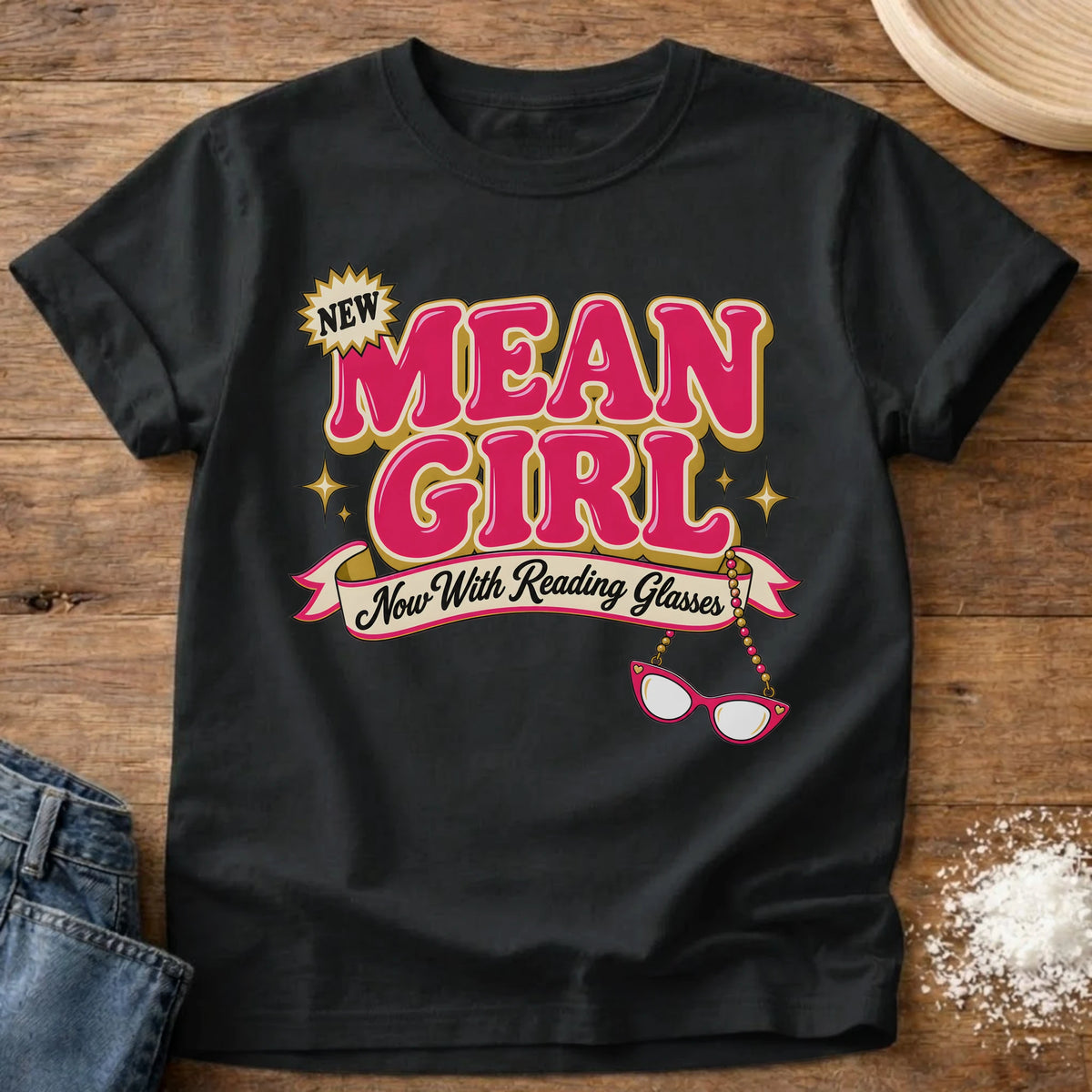 Knead More Fun Reading Glasses t-shirt in Black