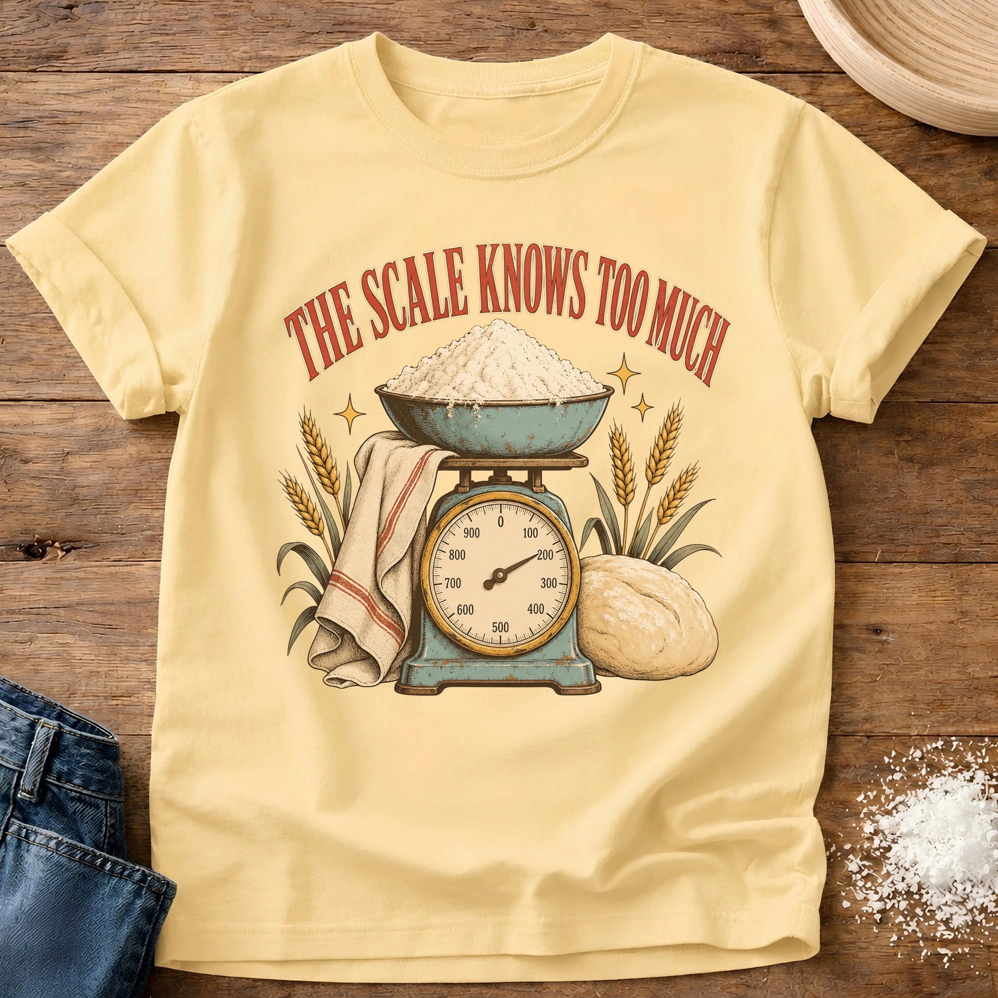 Scale Knows Sourdough T-Shirt Butter