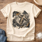 Knead More Fun Scrapbook Sourdough grunge collage t-shirt in Ivory