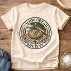 Knead More Fun Slow Bread Society sourdough t-shirt in Ivory