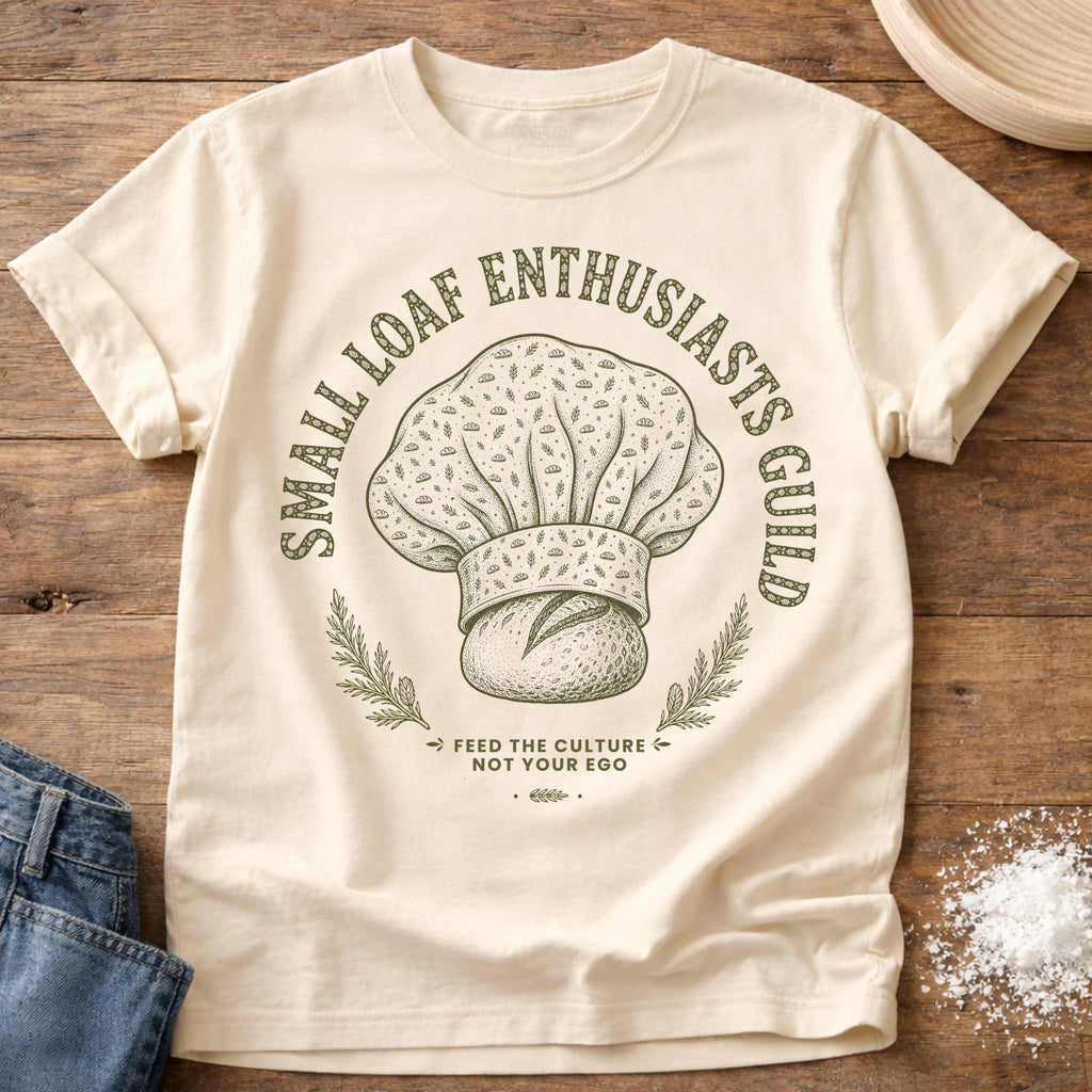 Knead More Fun Small Loaf Enthusiast t-shirt in Ivory