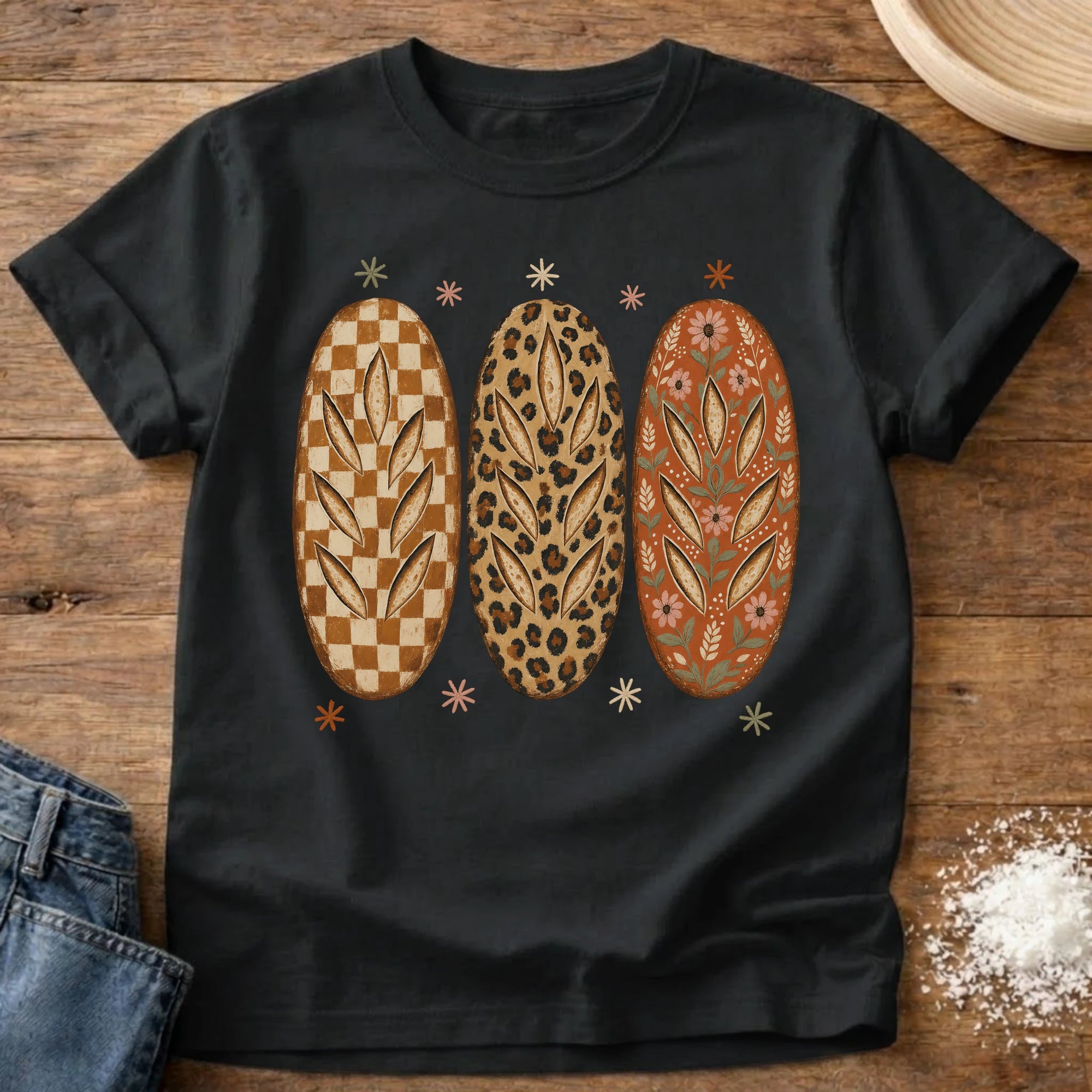 Sourdough Aesthetic T-Shirt Black