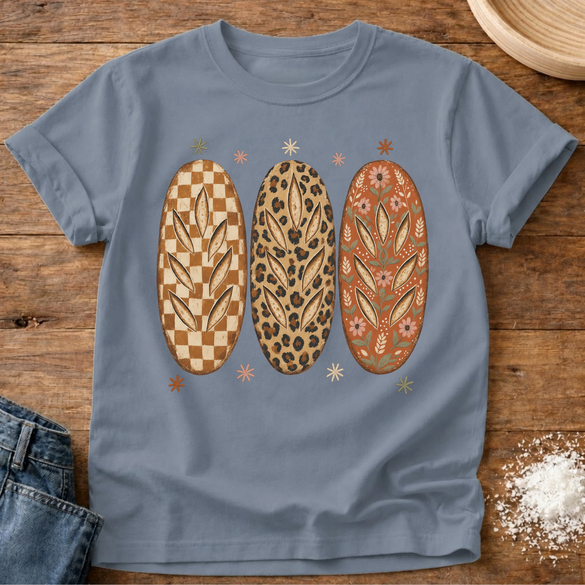 Sourdough Aesthetic T-Shirt Blue Jean