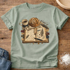 Knead More Fun Sourdough Recipe vintage journal t-shirt in Bay