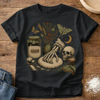 Knead More Fun Sourdough Skeleton Hand sourdough t-shirt in Black