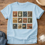 Knead More Fun Sourdough Stamp Collection sourdough t-shirt in Chambray