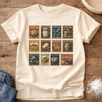 Knead More Fun Sourdough Stamp Collection sourdough t-shirt in Ivory