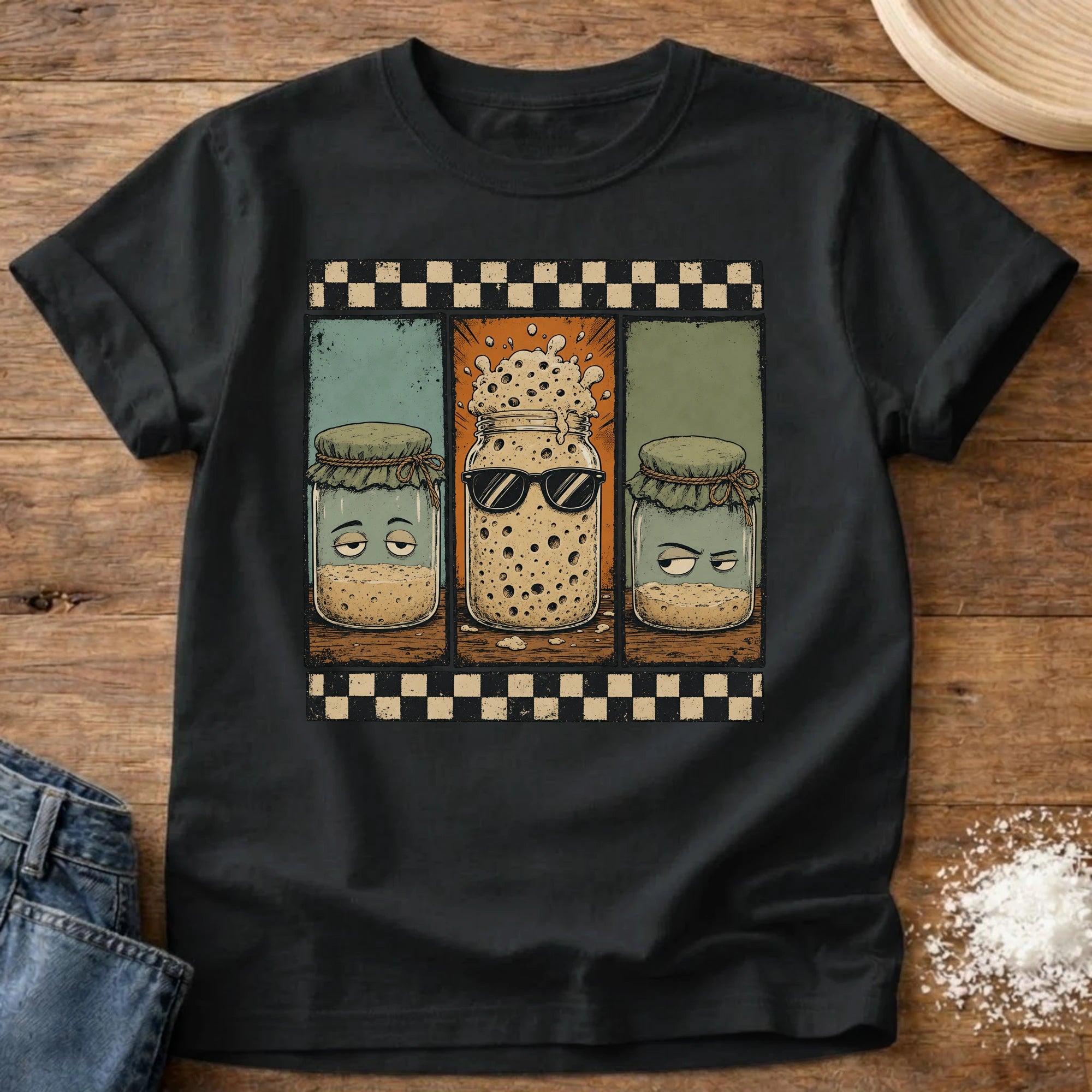 Starter Vibe Sourdough T-Shirt Black