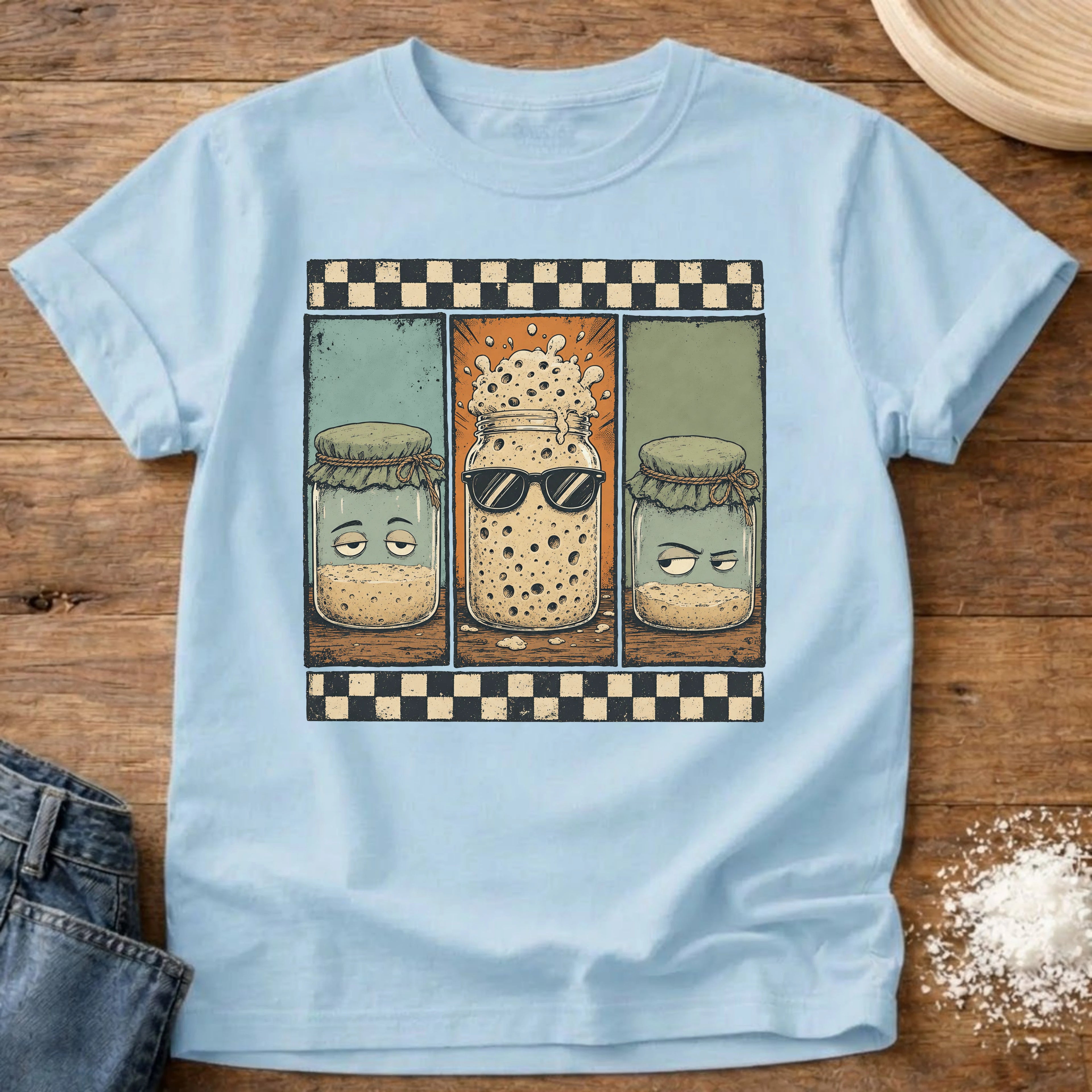Starter Vibe Sourdough T-Shirt Chambray
