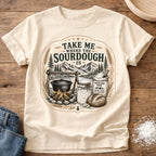 Knead More Fun Take Me Where the Sourdough Is t-shirt in Ivory