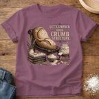 Knead More Fun Unpack Crumb Structure sourdough t-shirt in Berry
