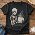 Knead More Fun Witchy Starter Skeleton t-shirt in Black